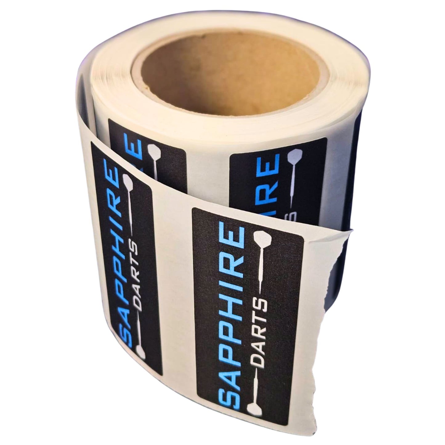 Hochwertige Textilaufkleber für Logos & Werbung auf Rolle in offiziellen PDC Turniermaßen