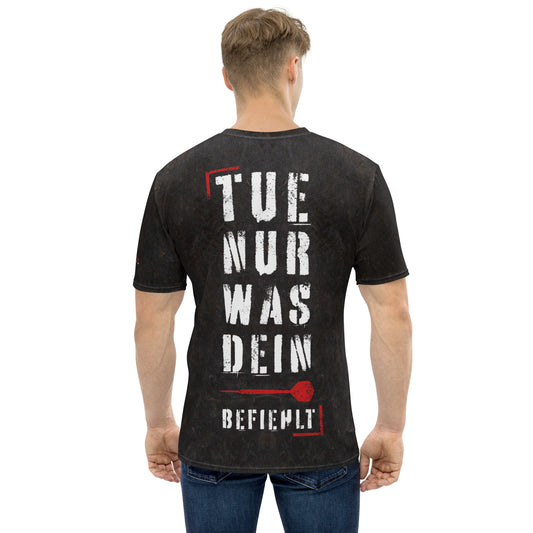 T-Shirt Herren Allover-Print Dart Befehl Grunge by Lupo