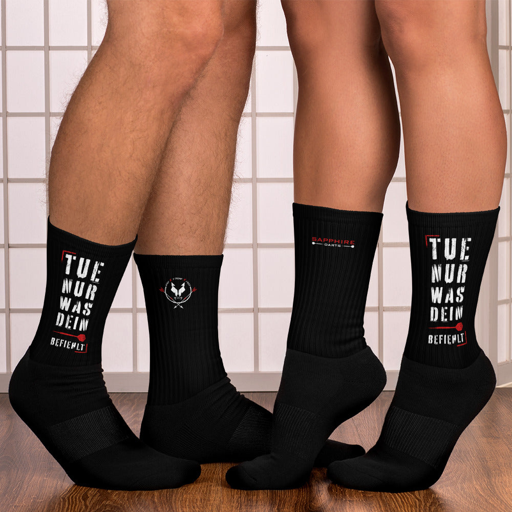 Socken Strümpfe Dart Befehl Grunge by Lupo