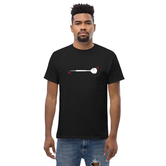 Klassisches T-Shirt Herren Dartpfeil 2 Grunge by Lupo