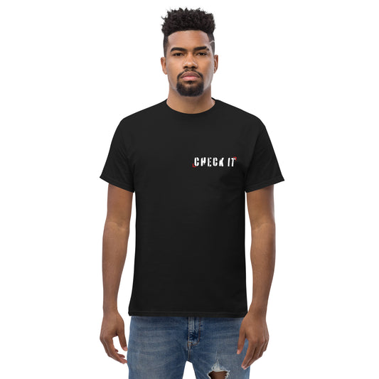 Klassisches T-Shirt Herren Check it Grunge by Lupo