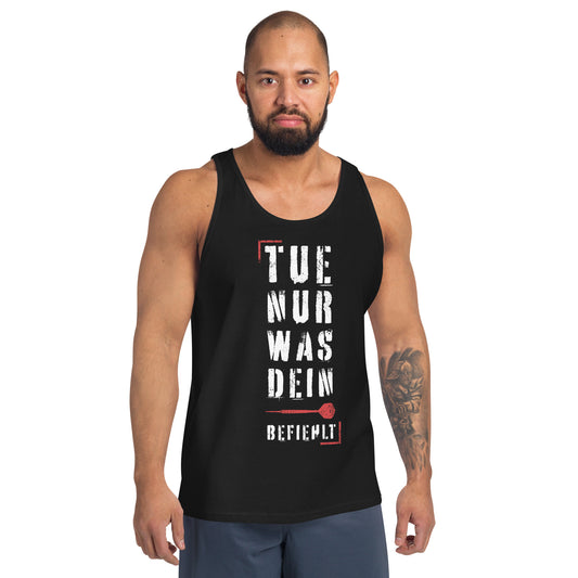 Tank Top Unisex Muskelshirt Trainingstop Dart Befehl Grunge by Lupo