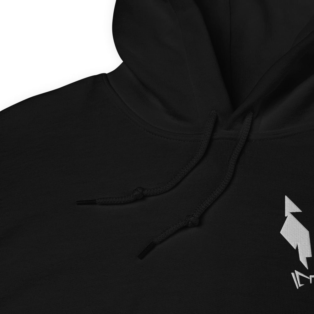 Kapuzenpullover Sweater Hoodie Unisex Lupo Stickerei w