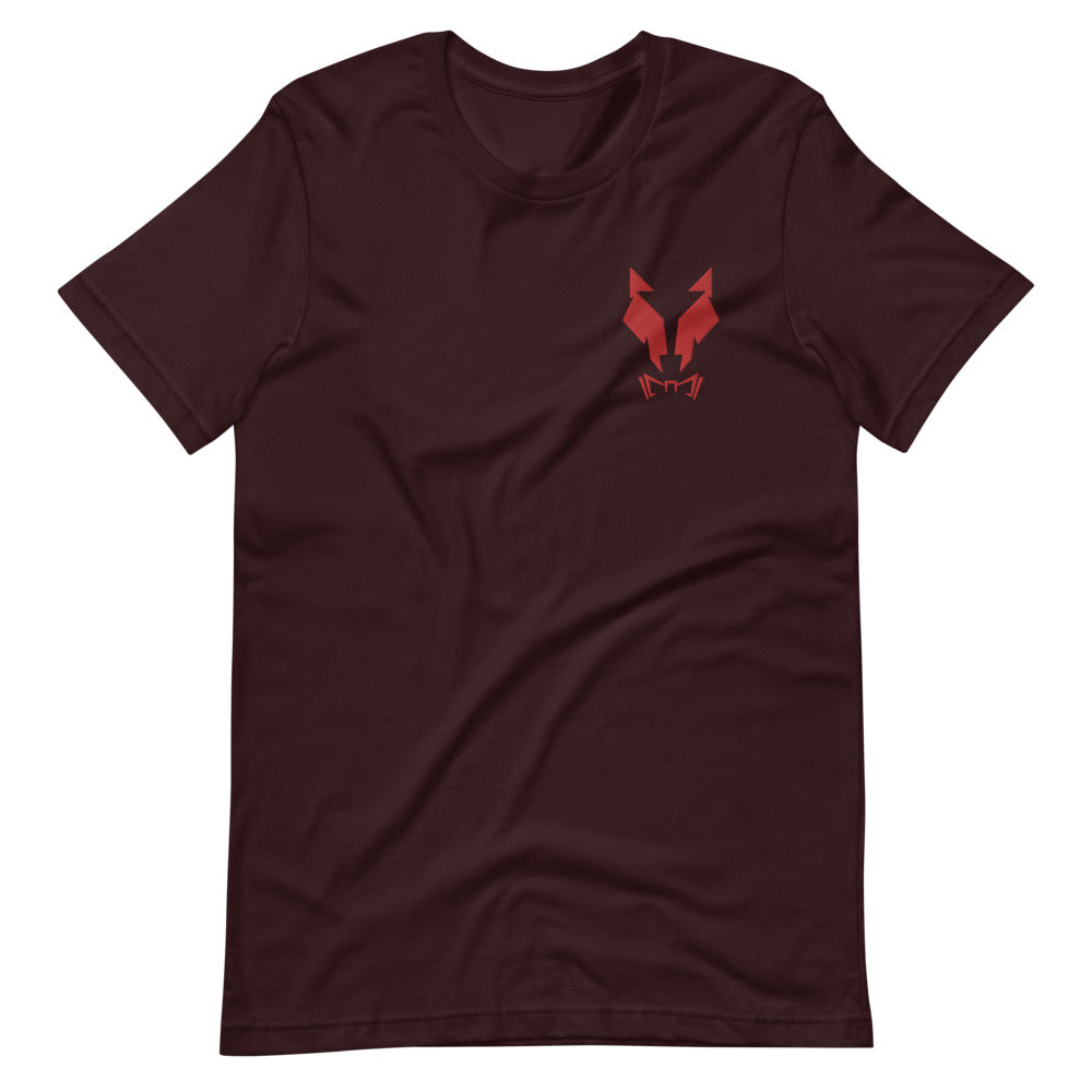 Kurzärmeliges T-Shirt Unisex Lupo Stickerei