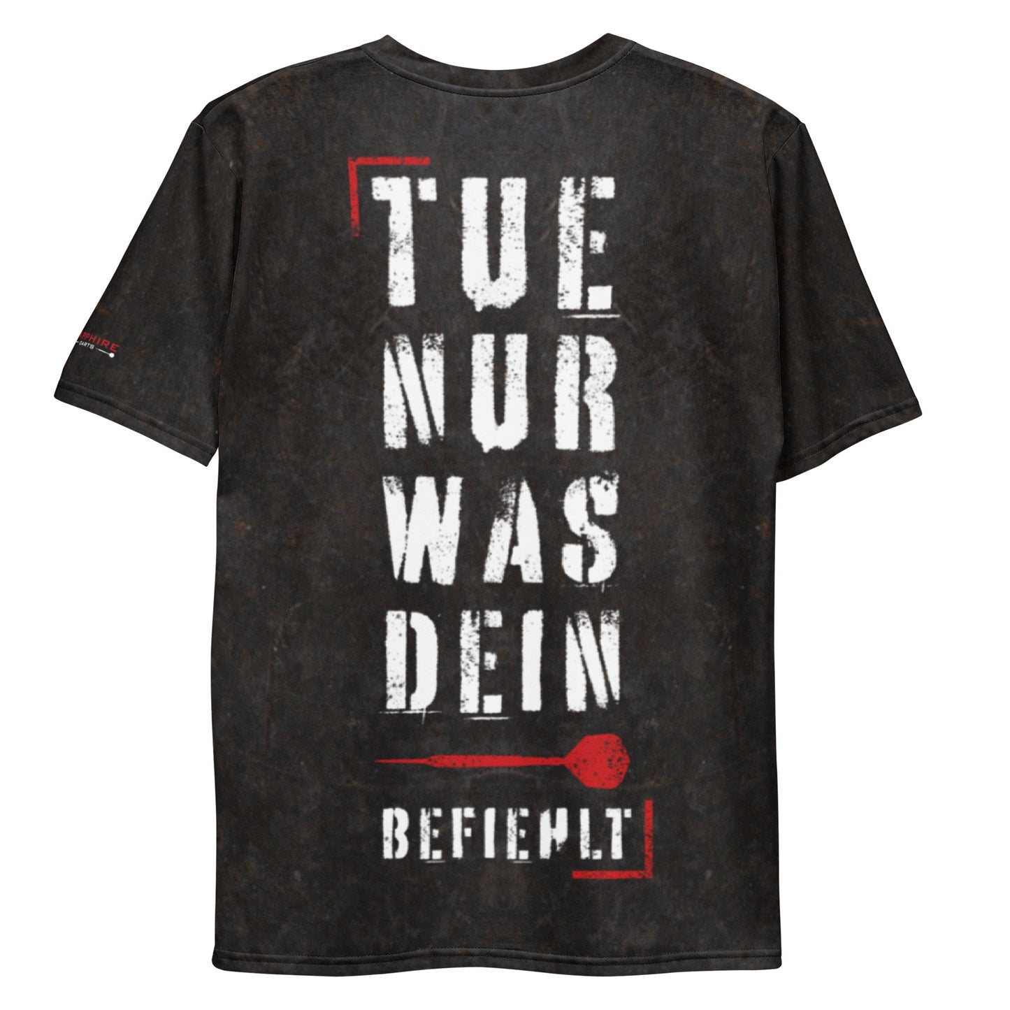 T-Shirt Herren Allover-Print Dart Befehl Grunge Logo by Lupo