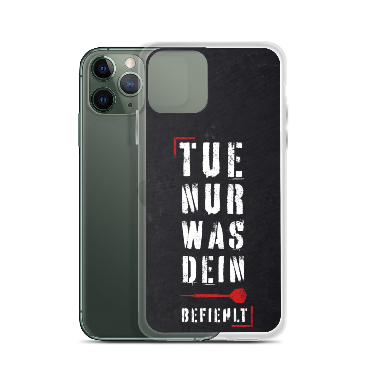 iPhone-Hülle Handyhülle Schutzhülle Smartphone-Case Darts Befehl Grunge by Lupo