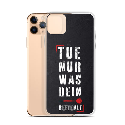 iPhone-Hülle Handyhülle Schutzhülle Smartphone-Case Darts Befehl Grunge by Lupo