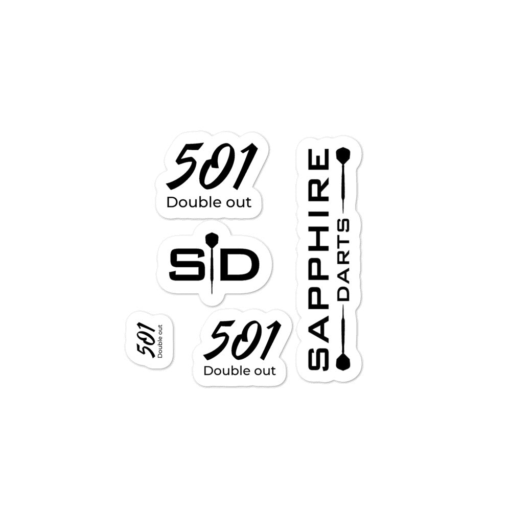 Blasenfreie Gestanzte Aufkleber Sticker 501 DO Sapphiredarts Logo