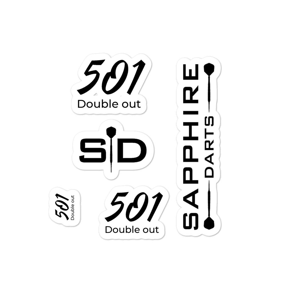 Blasenfreie Gestanzte Aufkleber Sticker 501 DO Sapphiredarts Logo