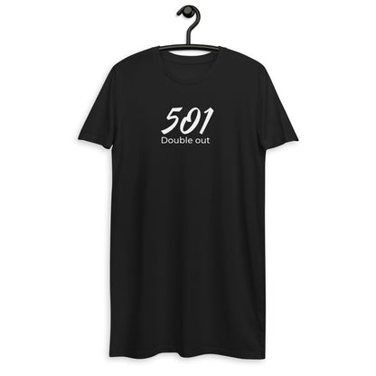 T-Shirt-Kleid aus organischer Baumwolle Longshirt 501 DO