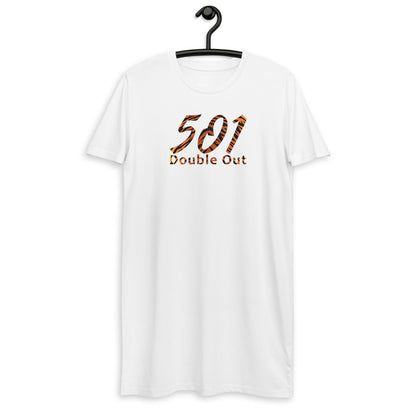 T-Shirt-Kleid aus organischer Baumwolle Longshirt 501 DO Tiger