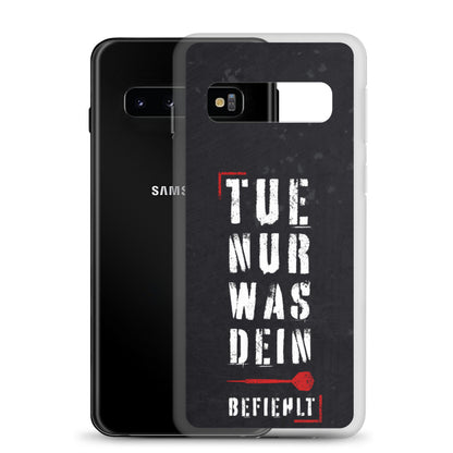 Samsung-Hülle Handyhülle Schutzhülle Smartphone-Case Darts Befehl Grunge by Lupo