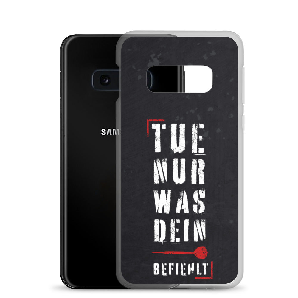 Samsung-Hülle Handyhülle Schutzhülle Smartphone-Case Darts Befehl Grunge by Lupo