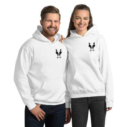 Kapuzenpullover Sweater Hoodie Unisex Lupo Stickerei