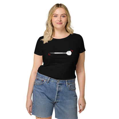 Basic Bio T-Shirt Damen Dartpfeil 2 Grunge by Lupo